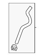 FZ35199LY - Cooling System: Outlet Hose for Mazda: 6, CX-5, CX-9 Image