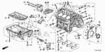 11000R70A01 - Engine: BLOCK ASSY., CYLINDER for Acura Image