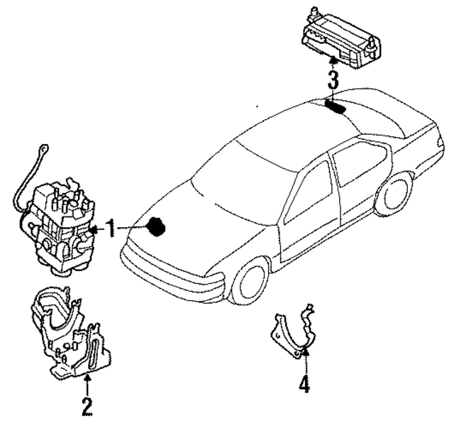 4760086E00 - : Modulator Valve for Nissan Image