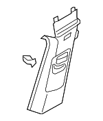 5NN867243A82V - Body: Upper Center Pillar Trim for Volkswagen: Tiguan Image