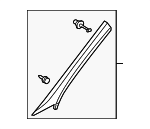 5NN867234ARM5 - Body: Windshield Pillar Trim for Volkswagen: Tiguan Image