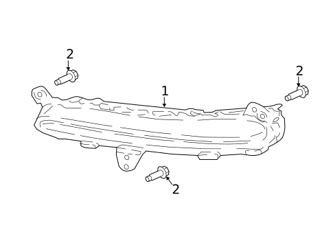 Daytime Running Lamp Components for 2022 Lincoln Navigator #0