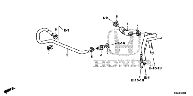 PCV Tube for 2013 Honda Civic #0