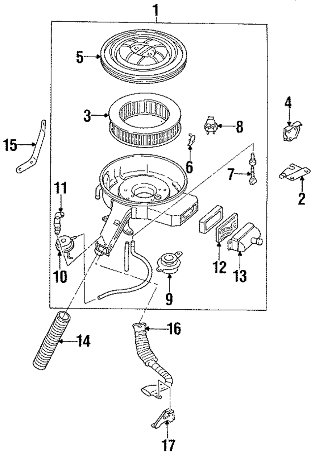 1657469A00 - : Air Duct Support for Nissan Image