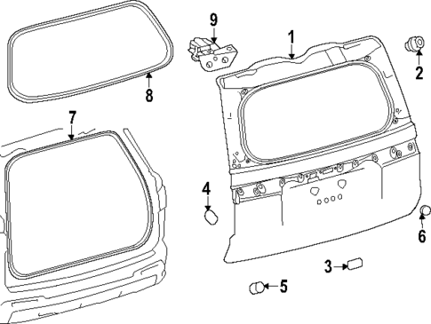 Gate & Hardware for 2025 Toyota Land Cruiser #0