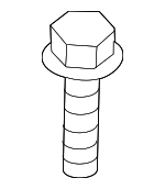 9010506298 - Body: Upper Bracket Bolt for Lexus: CT200h, ES300h, ES350, GS300, GS350, GS430, GS450h, GS460, GX460, HS250h, IS F, IS250, IS350, LC500, LC500h, LS460, LS600h, LX570, NX300, NX300h, RC200t, RC300, RC350, RX350L, RX450hL Image