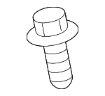 64195C5000 - Electrical: Headlamp Assembly Rear Bolt for Hyundai Image