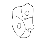 6116806010 - Body: Body A-Pillar Bracket for Toyota Image