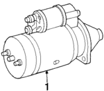 31515001 - Electrical: Starter for Mercedes-Benz Image