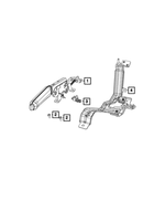 1RV18JD7AA - Electrical: Parking Brake Lever Assembly for Fiat: 500 Image