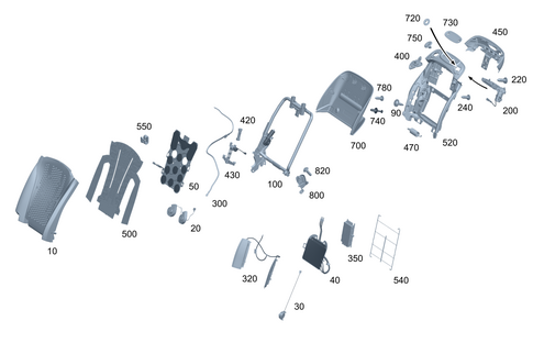 Individual Seats for 2024 Mercedes-Benz Maybach EQS 680 SUV #0