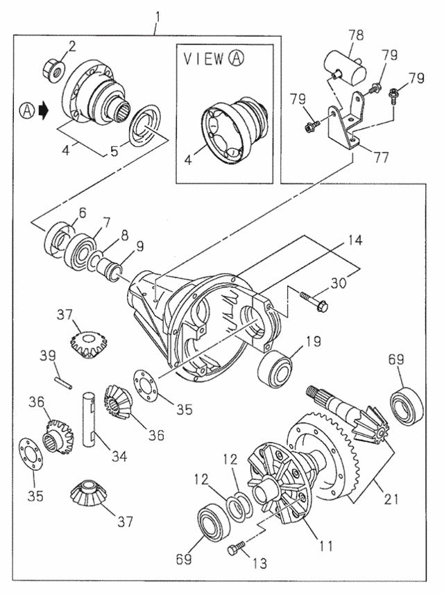 Front Final Drive for 1998 Acura SLX #0
