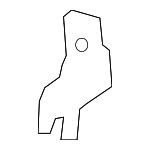 Bumper Cover Support Rail Clip