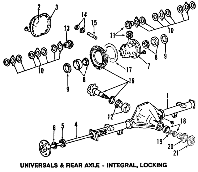 LC3Z4205A - Universals &amp; Rear Axle: Differential Case for Ford: F-150, F-150 Heritage, F-250, F-250 HD, F-250 Super Duty, F-350, F-350 Super Duty | Lincoln: Mark LT Image