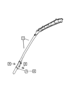 1HD70NCVAA - Restraints: Side Curtain Air Bag, Right for Mopar Image