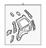 LC6270100 - Body: Inner Panel Assembly for Mazda: MPV Image