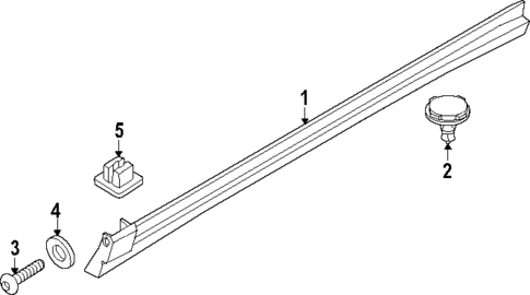 Exterior Trim - Pillars for 2025 Volvo EX30 #0