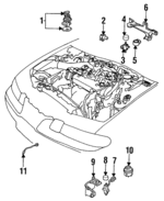 37830P13003 - : M.A.P Sensor for Honda: Prelude Image