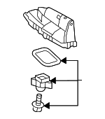 867600A020 - Electrical: Antenna Assembly for Lexus: GX550, RX350, RX350h, RX450h+, RX500h, TX350, TX500h, TX550h+ Image