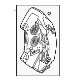 58180T1A21CA - Brakes: Caliper for Hyundai Image