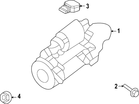 Starter for 2023 Porsche 911 #1
