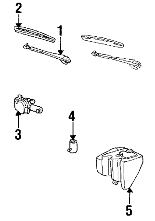 5049938 - Body: Wiper Blade for GM Image