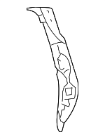 8621230280 - Body: Radio Mount Bracket for Lexus: GS300, GS350, GS430, GS450h, GS460 Image