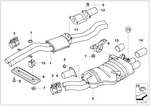 18107506018 - : Center Muffler for BMW Image