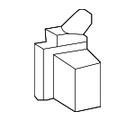 76850TK8A01 - Body: Washer Nozzle for Honda: Odyssey Image