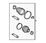 44270T030 - Suspension: Boot Kit for Toyota: Highlander, Sienna, Venza Image