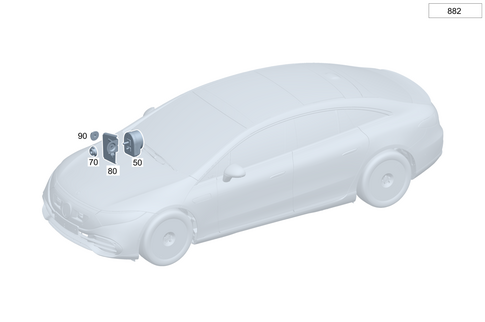 Anti-Theft Alarm System for 2025 Mercedes-Benz EQE AMG #0