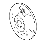 4856719 - Brakes: Backing Plate for Jeep: Cherokee, Wagoneer, Wrangler Image