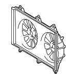 167110H020 - Cooling System: Shroud for Toyota: Camry, Solara Image