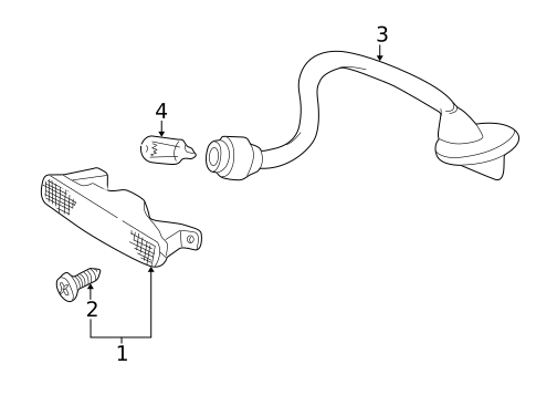 High Mounted Stop Lamp for 1997 Honda Civic #0