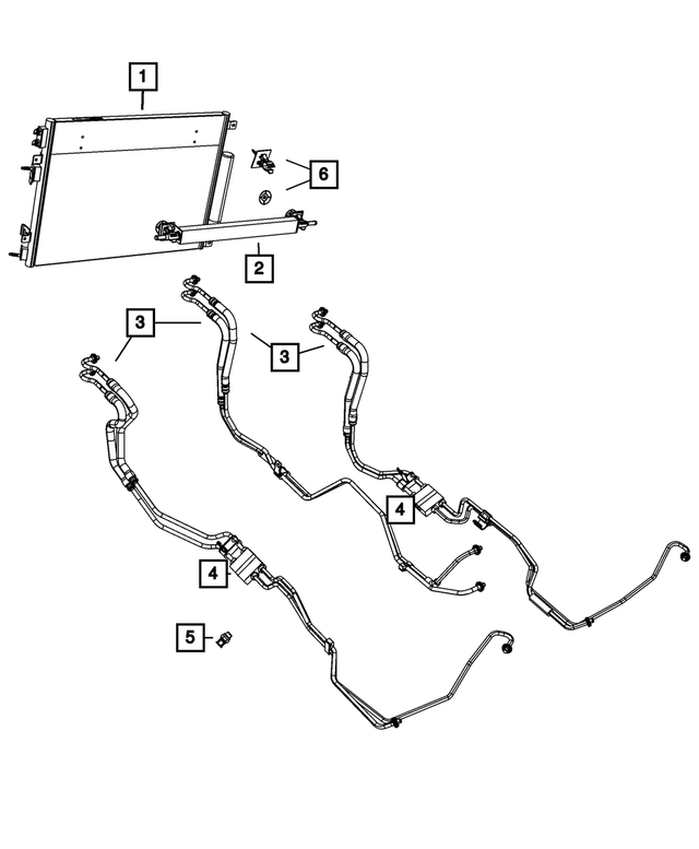 55038149AD - : Oil Cooler Tube And Hose for Mopar Image