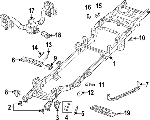 Frame & Components for 2022 Ram 3500 #2