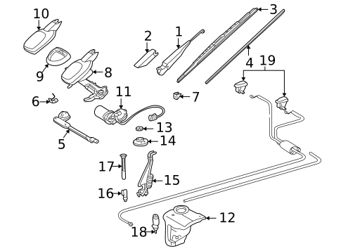 Wipers for 1994 Mercedes-Benz C 280 #0