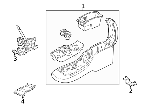Gear Shift Control for 1997 Oldsmobile Bravada #0