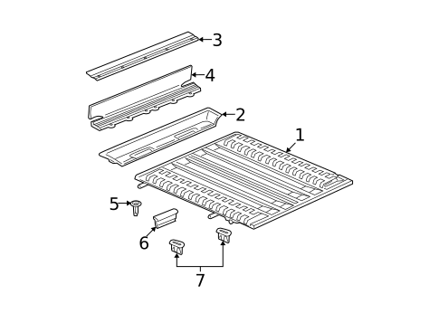 Interior Trim - Rear Body for 2011 Chevrolet Avalanche #0