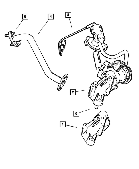 EGR System for 2001 Dodge Caravan #1