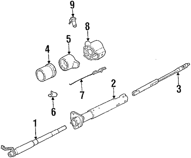 26005205 - Steering: Shift Tube for GM Image