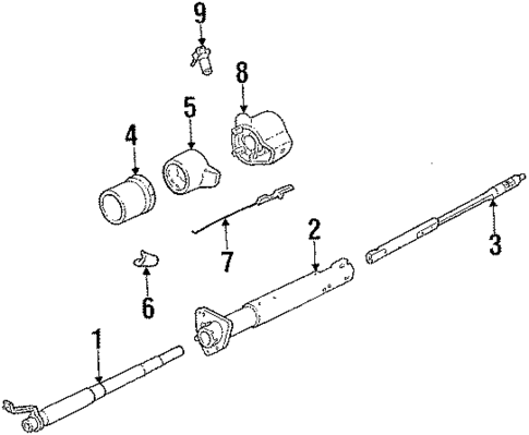 Ignition Lock for 1986 GMC Jimmy S15 #0