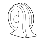 F3XY13832A - Electrical: Horn for Ford: Aerostar, E-150 Econoline, E-150 Econoline Club Wagon, E-250 Econoline, E-350 Econoline, E-350 Econoline Club Wagon, Escort, Expedition, F-150, F-250, Focus, Ranger, Taurus, Windstar | Lincoln: Navigator | Mercury: Sable, Tracer, Villager Image