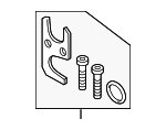 64119297737 - HVAC: Evaporator Core Mount Kit for Mini Image