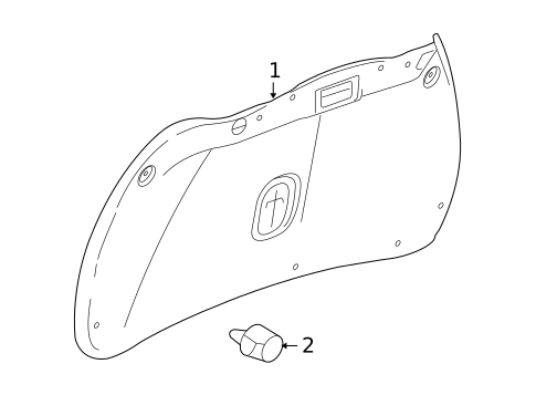 Interior Trim - Trunk for 2010 Chevrolet Camaro #0