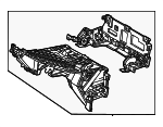 84540DO100CRN - Body: Glove Box Frame for Kia Image