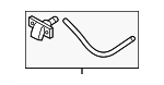 98931P1000 - Wiper &amp; Washer: Back Glass Washer Nozzle for Kia Image