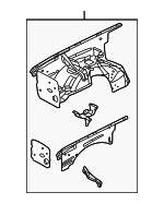 ALR9530 - Body: Apron Assembly for Land-Rover Image