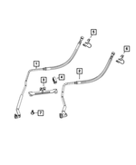 68531146AA - Fuel and Accelerator Pedal: Fuel Vapor Tube for Mopar Image