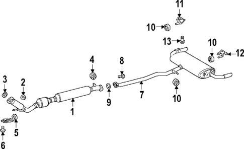 Exhaust Components for 2025 Lexus NX250 #0